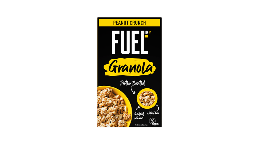FUEL10K peanut crunch granola