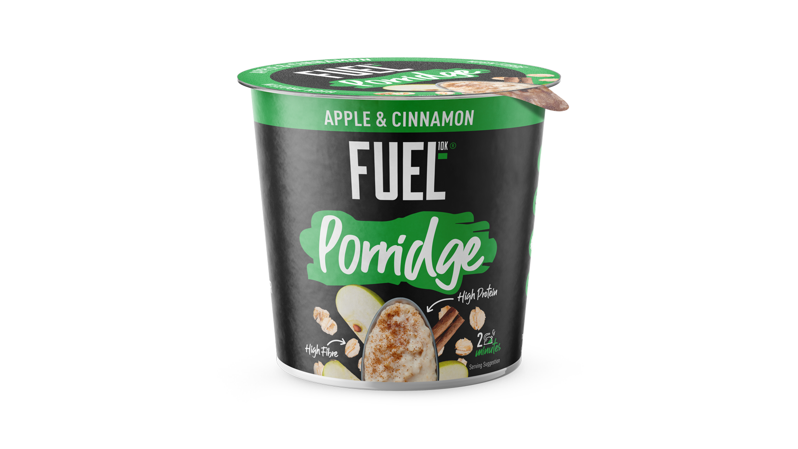 apple and cinnamon porridge pot