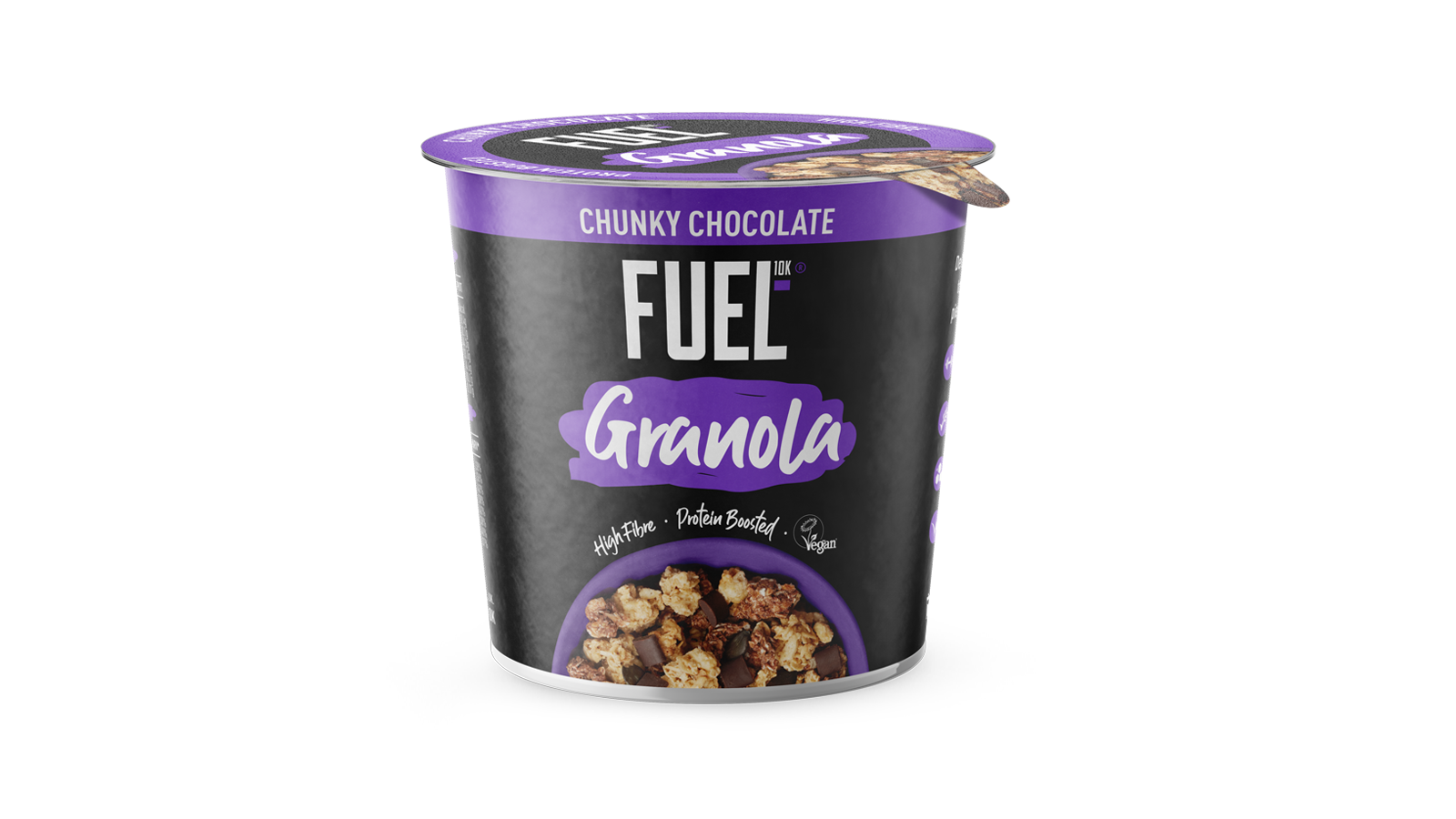 chocolate granola pot