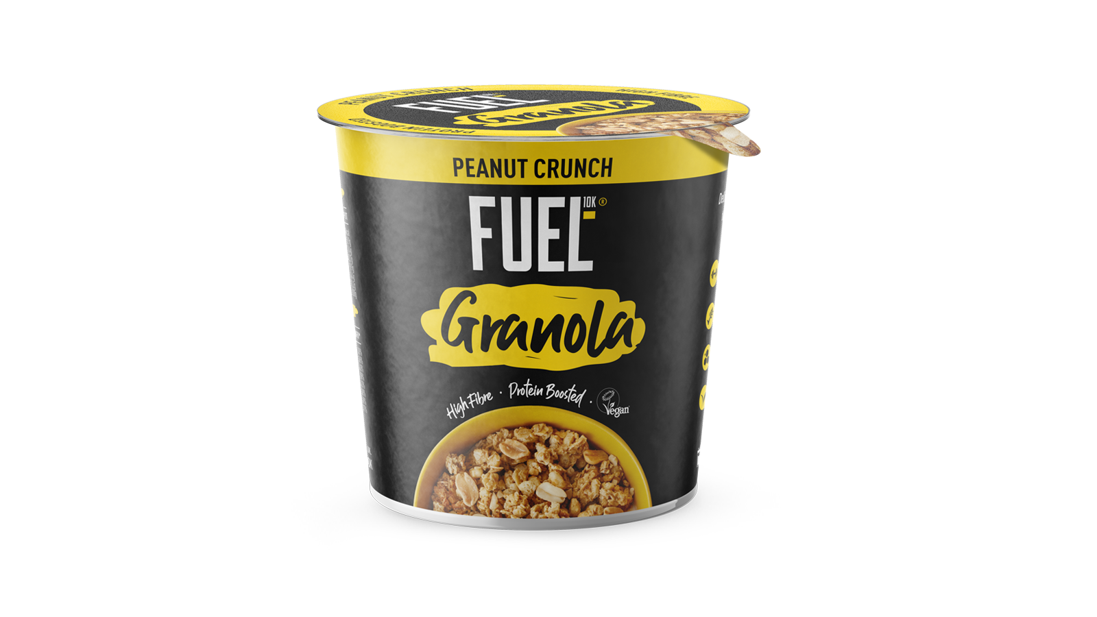 peanut crunch granola pot