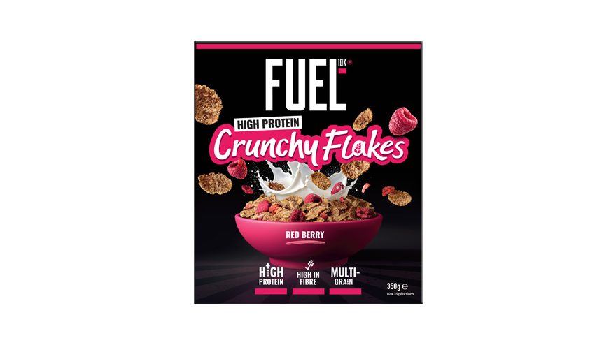 Red berry crunchy flakes