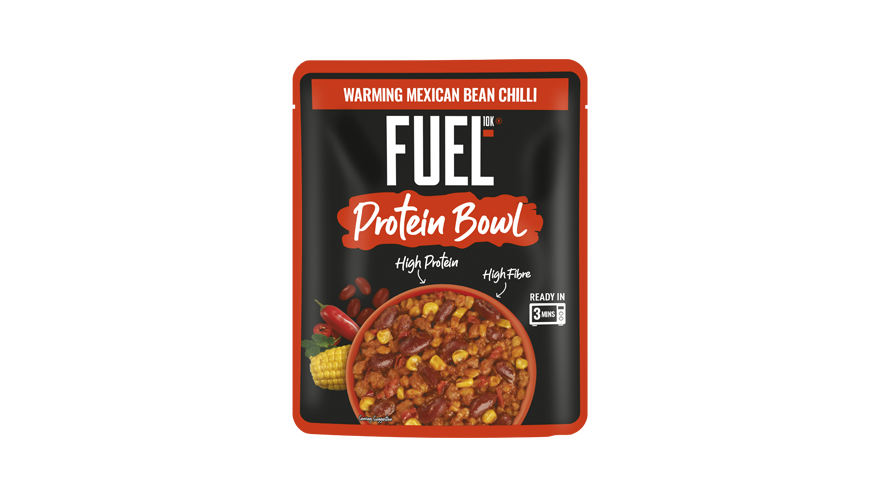 mexican bean chilli protein bowl