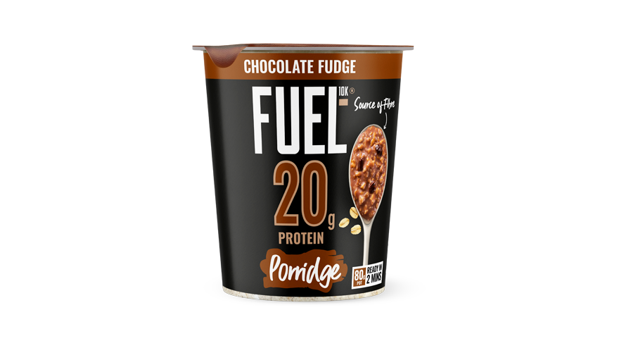 FUEL10K chocolate fudge porridge pot